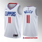 Los Angeles Clippers #11 Jordan Miller White 2023 Draft Association Edition Stitched Jersey