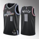 Los Angeles Clippers #11 Jordan Miller Black 2023 Draft City Edition Stitched Basketball Jersey