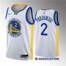 Golden State Warriors #2 Brandin Podziemski White 2023 Draft Association Edition Stitched Jersey