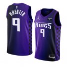 Men's Sacramento Kings #9 Kevin Huerter Purple 2023/24 Statement Edition Stitched Basketball Jersey