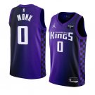Men's Sacramento Kings #0 Malik Monk Purple 2023/24 Statement Edition Stitched Basketball Jersey