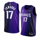 Sacramento Kings #17 Kessler Edwards Purple 2023/24 Statement Edition Stitched Basketball Jersey