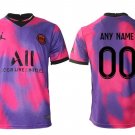 Men's Paris Saint-Germain Custom Pink Soccer Jersey