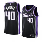 Men's Sacramento Kings #40 Harrison Barnes Black 2023/24 Icon Edition Swingman Stitched Jersey