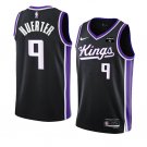 Men's Sacramento Kings #9 Kevin Huerter Black 2023/24 Icon Edition Swingman Stitched Jersey