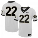 Men's Wake Forest Demon Deacons Customized White Stitched Football Jersey