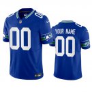 Seattle Seahawks Active Player Custom Royal 2023 F.U.S.E. Vapor Limited Throwback Stitched Jersey