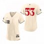 Texas Rangers #53 Adolis Garc&Atilde;&shy;a Cream 2023 City Connect Stitched Baseball Jersey