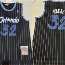 Men's Orlando Magic #32 Shaquille O'Neal Black Stitched Basketball Jersey
