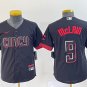 Cincinnati Reds #9 Matt McLain Black 2023 City Connect Cool Base Stitched Baseball Jersey