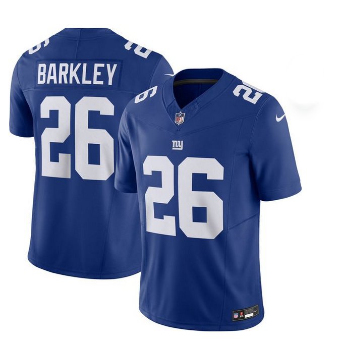 New York Giants #26 Saquon Barkley Blue 2023 F.U.S.E. Vapor Untouchable ...