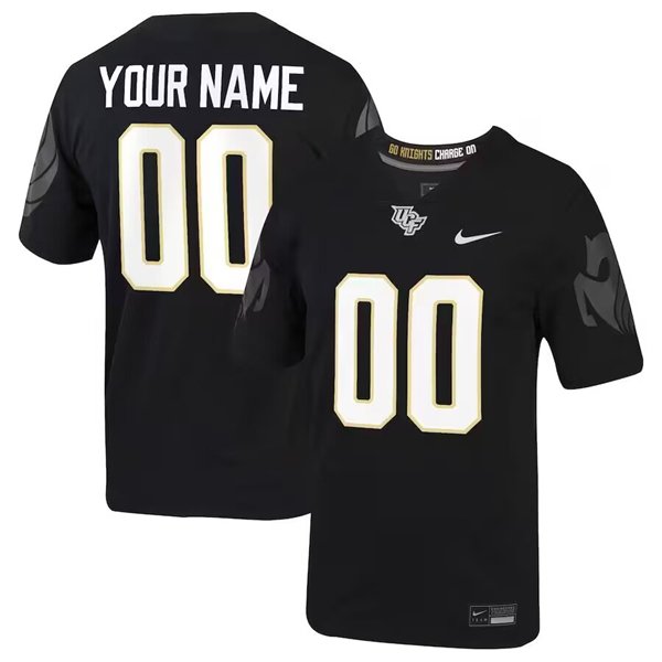 Men's UCF Knights ACTIVE PLAYER Custom Black Stitched College Football Jersey