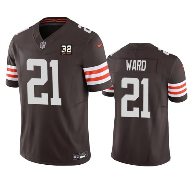 Cleveland Browns Denzel Ward #21 Poster For Fans poster canvas in 2023