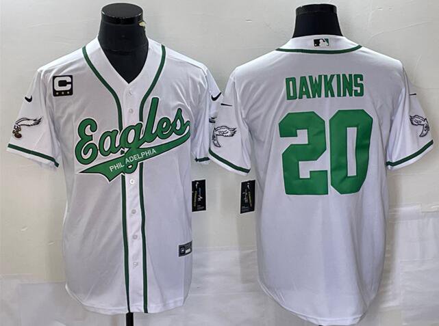 BRIAN DAWKINS PHILADELPHIA EAGLES RETRO NIKE JERSEY ADULT 2XL - Bucks  County Baseball Co.