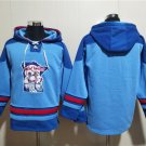Men's Minnesota Twins Blank Blue Ageless Must-Have Lace-Up Pullover Hoodie Jersey