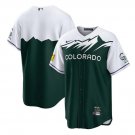 Colorado Rockies Blank Green 2022 City Connect Cool Base Stitched Baseball Jersey