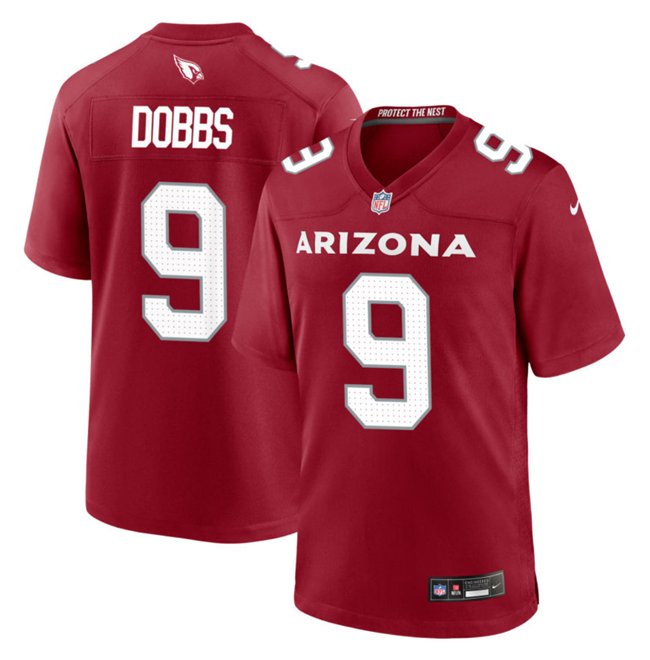 Arizona Cardinals #9 Joshua Dobbs Red 2023 Stitched Football Jersey