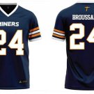 Men's UTEP Custom Navy Stitched Football Jersey