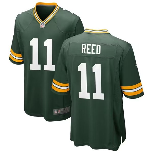 Packers #11 Jayden Reed Home Youth Nike Game Jersey 8 S Green