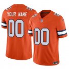 Custom Denver Broncos Orange 2023 F.U.S.E. Vapor Untouchable Limited Stitched Football Jersey