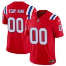 Custom New England Patriots Red 2023 F.U.S.E Alternate Vapor Untouchable Limited Stitched Jersey