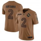 Denver Broncos #2 Patrick Surtain II 2023 Brown Salute To Service Limited Stitched Football Jersey