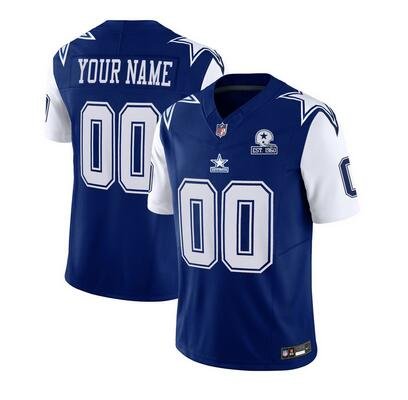 Custom Dallas Cowboys Navy 2023 F.U.S.E. Established In 1960 Patch ...