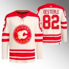 Calgary Flames #82 Jordan Oesterle 2023 Cream Classic Primegreen Stitched Hockey Jersey