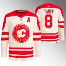 Calgary Flames #8 Chris Tanev 2023 Cream Classic Primegreen Stitched Hockey Jersey