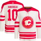 Calgary Flames #10 Jonathan Huberdeau 2023 Cream Classic Primegreen Stitched Hockey Jersey