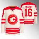 Calgary Flames #16 Nikita Zadorov 2023 Cream Classic Primegreen Stitched Hockey Jersey