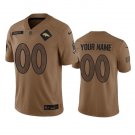 Denver Broncos Active Player Custom 2023 Brown Salute To Service Limited Stitched Football Jersey