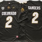 Colorado Buffaloes #2 Shedeur Sanders Black 2023 F.U.S.E. With PAC-12 Patch Stitched Jersey