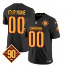Custom Washington Commanders Black 2023 F.U.S.E. 90th Anniversary Vapor Limited Stitched Jersey