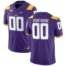 Customized LSU Tigers Purple With 150th Patch Limited Stitched Jersey