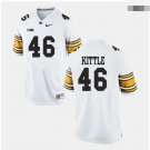 Men's Iowa Hawkeyes #46 George Kittle White College Football Stitched Jersey
