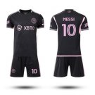 Inter Miami CF #10 Lionel Messi 2023-24 La Noche Black Soccer Jersey Suit