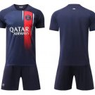Paris Saint-Germain Custom Any Name And Number 2023/24 Navy Home Soccer Jersey Suit