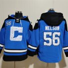 Men's Indianapolis Colts #56 Quenton Nelson Blue Ageless Must-Have Lace-Up Pullover Hoodie Jersey