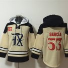 Men's Texas Rangers #53 Adolis García Cream Ageless Must-Have Lace-Up Pullover Hoodie