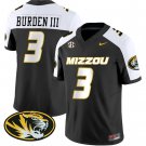 Missouri Tigers #3 Luther Burden III Black 2023 F.U.S.E. Limited Stitched College Football Jerseys