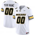 Custom Missouri Tigers White Name and Number 2023 F.U.S.E. Vapor Limited Football Stitched Jersey