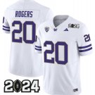 Washington Huskies #20 Tybo Rogers White F.U.S.E. With 2024 Patch Stitched Football Jersey