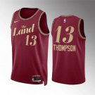 Men's Cleveland Cavaliers #13 Tristan Thompson Wine 2023/24 City Edition Stitched Jersey