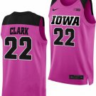 Men's Youth Iowa Hawkeyes #22 Caitlin Clark Pink College Stitched Basketball Jersey