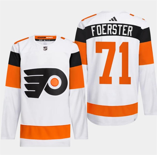 Philadelphia Flyers #71 Tyson Foerster White 2024 Stadium Series