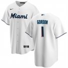 Miami Marlins #1 Nick Gordon White Cool Base Stitched Baseball Jersey