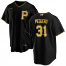 Pittsburgh Pirates #31 Liover Peguero Black Cool Base Stitched Baseball Jersey