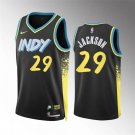 Indiana Pacers #29 Quenton Jackson Black 2023/24 City Edition Stitched Basketball Jersey
