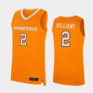 Tennessee Volunteers #2 Grant Williams Orange Stitched Basketball Jersey